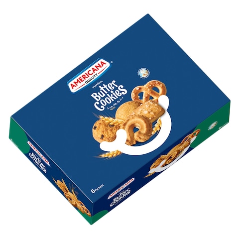 Americana Butter Cookies Blue 100g &times;6 Pieces