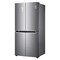 ثلاجة إل جي نوفروست 530 لتر فضي - GC-B22FTLFL
