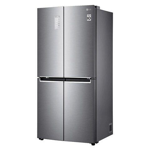 ثلاجة إل جي نوفروست 530 لتر فضي - GC-B22FTLFL