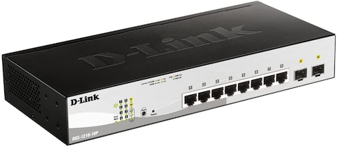 D-Link POE Switch 8 Switch - DGS-1210-10P