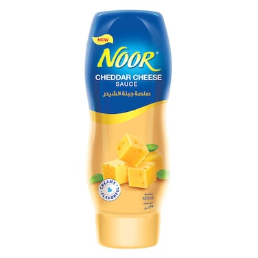 Noor Original Cheddar Cheese Sauce Squeezy Bottle 425ml