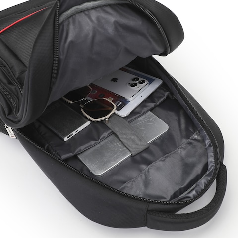 Senator Rolling Trolley Backpack Unisex Carryon Luggage 21 Inch Laptop Travel Suitcase Business Bag College Student KH8044 Black