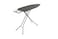 Iron Board Hippo- Grey  Ironing Board   Ironing Table with Iron Holder   Foldable &amp; Adjustable 122x45cm