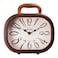 Xoom Suitcase Table Clock - Brown