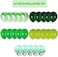 Party Time 25-Pieces 12" Safari Theme Party Balloons Set of Marble Balloons Green, White Latex Balloons &amp; Green Confetti Balloon Decoration For Safari Birthday Party Decoration - Party Supplies