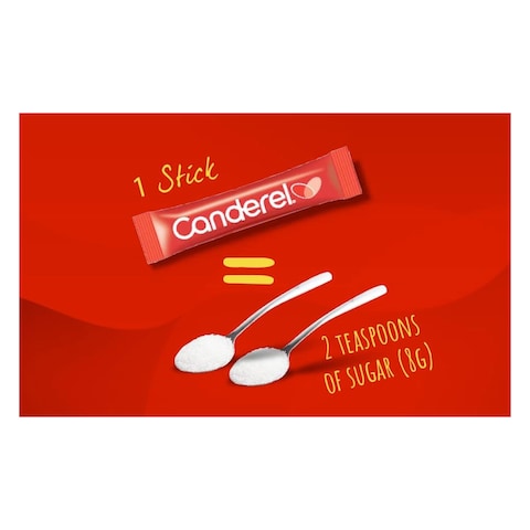 Canderel Original Low Kilojoule Sweetener Sticks 100 Count