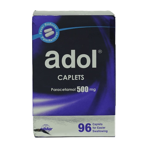 Adol Paracetamol 500mg 96 Capsules