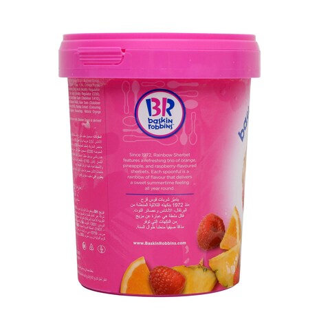 Baskin Robbins Ice Cream Rainbow Sherbet 1L