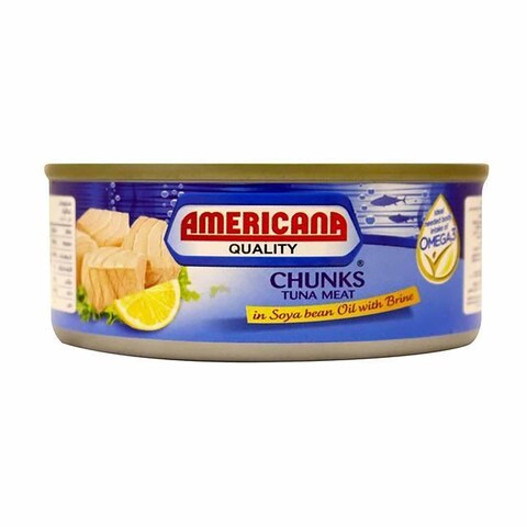Americana Tuna Chunks In Soya Oil With Brine - 140 gm