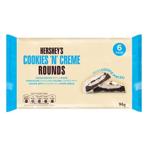 Hershey&rsquo;s Rounds &lsquo;N&rsquo; Creme Cookies 96g