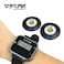 OSCAR WPR100 Wrist Pager Wireless Call Button Nurse, Housemaid, Caregiver Calling Alert Vibration for Elderly, Patient, Disable, Guest Receiver Wristband + SOS Call Buttons 400+ Meter (2, BLACK)