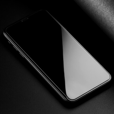 واقي شاشة من الزجاج المقوى لهاتف أيفون اكس اس ماكس 6.5 بوصة مضاد للخدش من جينيريك