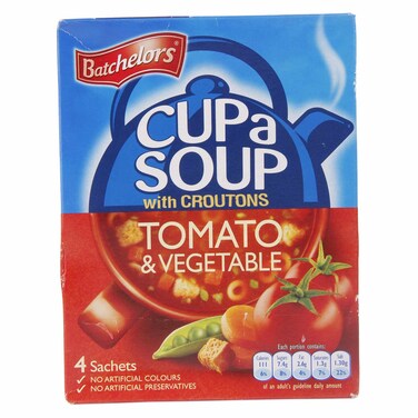 BATCHELORS CUPASOUP TOMATO VEGE4PCS
