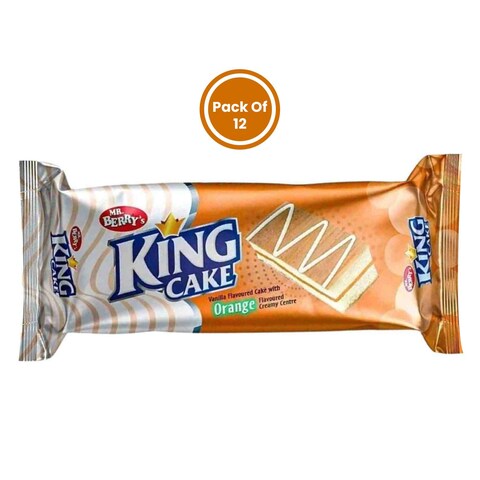 Mr. Berry&#39;s King Orange Cake 14g x Pack of 12