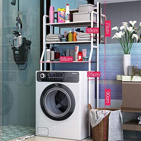Storage Cabinet Washing Machine Rack Storage Buy Over Washer Shelf