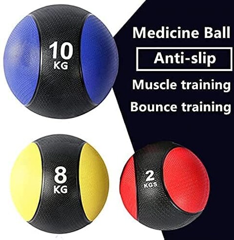 ULTIMAX Rubber Bounce Med Ball Medicine Balls-7Kg