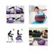 Livepro Exercise Ball With Footpump - 55cm - Purple