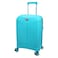 Cosmo Jet 8 Wheel Luggage Hard Trolley Blue 70cm