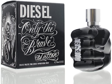 Diesel Only the Brave Tattoo Eau De Toilette For Men - 75ml