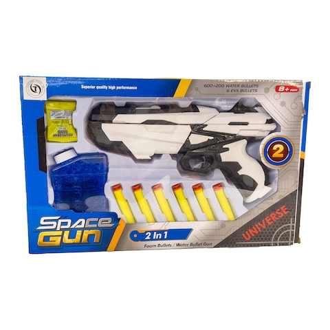 2 in 1 Shooting Gun Toy With Foam Bullets