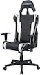 Dxracer P Series Gaming Chair, Premium Pvc Leather Racing Style Office Computer Seat Recliner With Ergonomic Headrest And Lumbar Support-Black And White (Electronic Games)