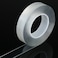 Generic-Double-sided Tape Adhesive Tape Washable Adhesive Tape Nano Tape Reusable Adhesive Silicone Tape Traceless Double-sided Adhesive Tape Reusable Traceless Tape Stick to Glass Metal Kitchen Cabinets or