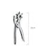 Generic Leather Belt Hole Punch Plier Silver
