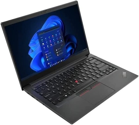 Lenovo ThinkPad E14 Laptop With 14-Inch Display, Core i5-1235U Processor/8GB RAM/512GB SSD/Integrated Intel Iris Xe Graphics/Windows 11 English/Arabic Black