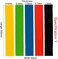 Generic 50Cmx5Cm Yoga Rubber Resistance Bands Indoor Outdoor Fitness Equipment 0.4Mm-1.2Mm Pilates Sport Training Workout Elastic Bands