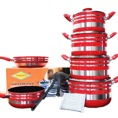 STARGIFT 10PC NONSTICK COOKING SET