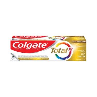 Colgate Total Toothpaste Anti Tartar 12 Hours Protection 75ml