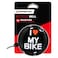 Spartan I Love My Bike Printed Bell SP-9030 Black
