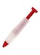 Generic Cake Icing Decorating Syringe White/Red 13.15X2.75X2.1Centimeter