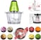 Food Chopper Electric Meat Grinder Machine Free Glass Bowl Grinder for Meat Vegetables Fruits and Nuts Chopper