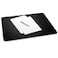 Sigel EYESTYLE Desk Pad, 60 x 45 cm, Black with White padding and stitching