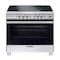 Glemgas Electric Ceramic Oven Cooker SB9624VI Black/Silver