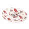 Fun Christmas Themed Printed Paper Plate White 23cm 8 PCS
