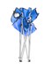 Generic Folding Chair With Shoulder Bag Blue