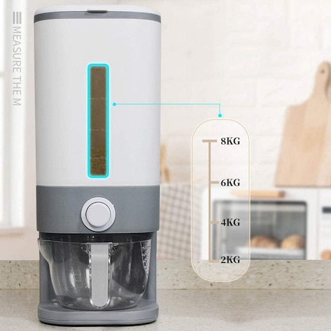 Rice Grain Dispenser Kitchen Storage Box Storage Container With Air Proof Lid Dispenser