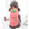 Hong Pet Cute Strawberry Design Hoodies - Red M