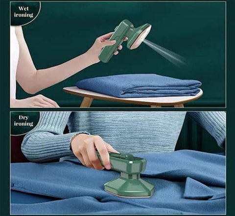 Professional Precision Steam Iron   Portable Mini Ironing Machine   Portable Mini Flat Iron   Small portable foldable ironing machine 100ml high capacity water tank, suitable for home and travel