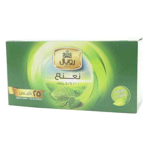 Royal Herbs Peppermint Tea Bags 1.5g &times; 25 Bags