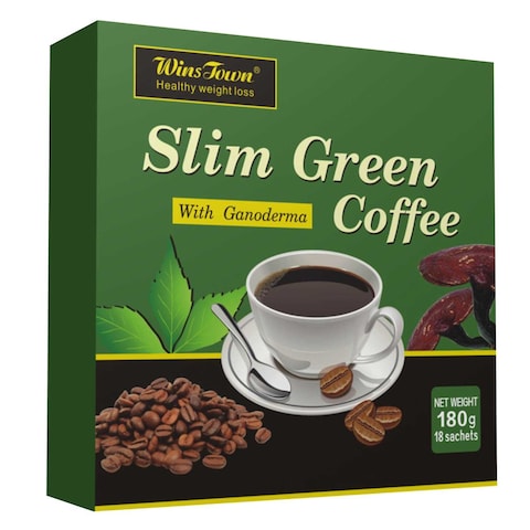 وينز تاون سليم جانوديرما القهوة الخضراء 180 غرام
