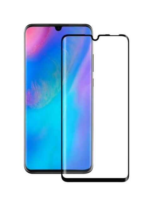 Generic 5D Tempered Glass Screen Protector For Huawei P30 Lite Clear/Black