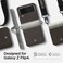 Spigen Compoty designed for Samsung Galaxy Z Flip 4 case cover with strap (2022) - Tan