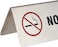 Arch Steel Tent Table No Smoking Sign
