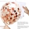 Katchon Rose Gold Confetti Balloons, Pack Of 30, 12 Inch I Great For Bridal Shower Decoration, Birthday Party, Bridal Shower Balloons, Pre-FilLED Rose Gold Confetti Metallic Latex Balloons For Wedding
