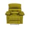 In House Velvet Rocking &amp; Rotating Recliner Chair - Gold - NZ60