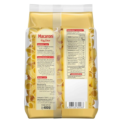 Carrefour Conchigle Rigate Pasta 400g