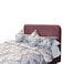 In House Lamar Velvet Bed Frame - Single - 200x120 cm - Dark Pink